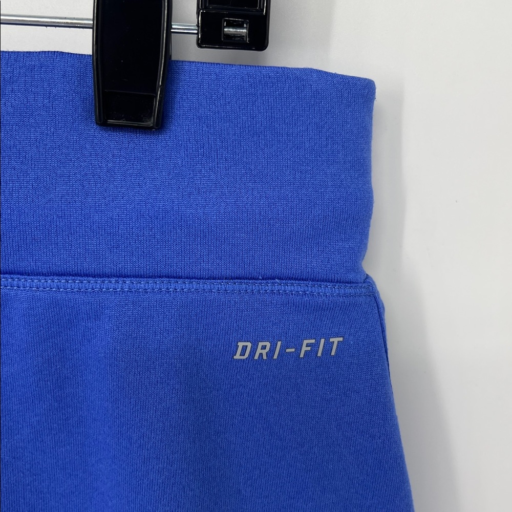 Nike Blue Athletic Skort with Black Side Panels - Picture 5 of 8